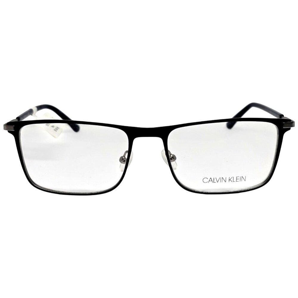 Calvin Klein CK20304G Navy Rectangular Eyeglasses Frame 55-18-145 Metal & Plasti